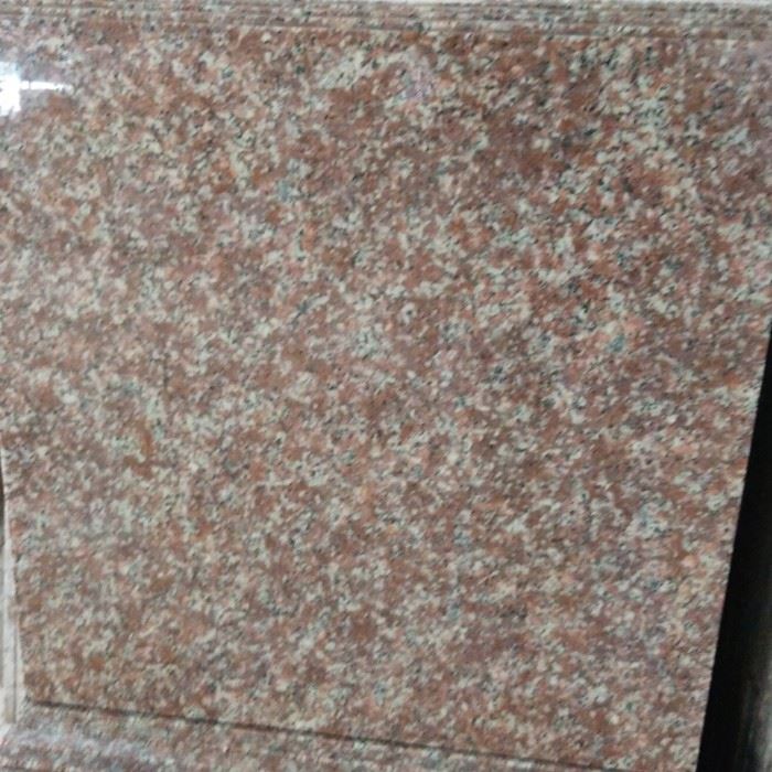 granite with pink